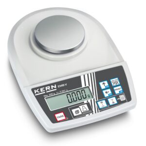 EMB-200-3V Mokyklinė balanso svarstyklė su integruota tankio nustatymo funkcija 0,001 g . 200 g kern