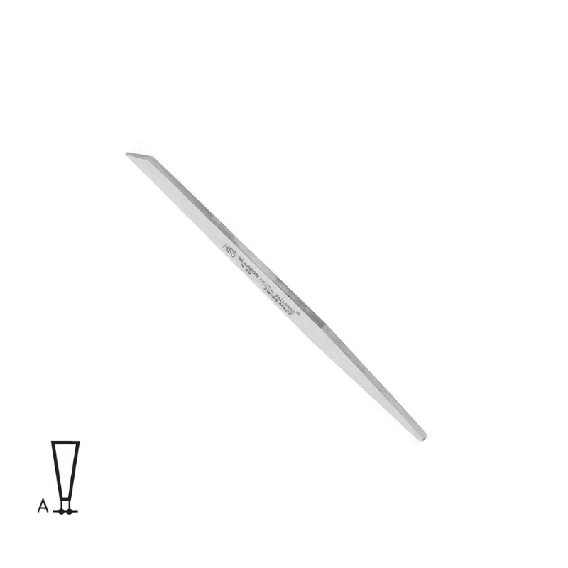 LO0401 Vallorbe HSS Graver, flat
